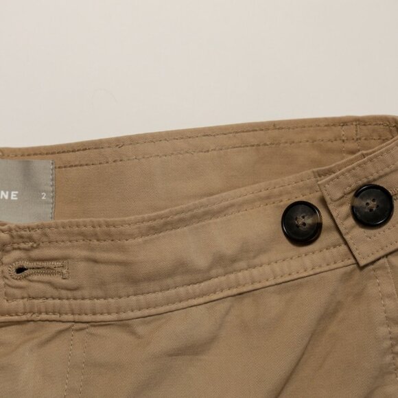 The Barrel Pant Everlane Size 2 Women's Trench Coat Khaki - Picture 8 of 16